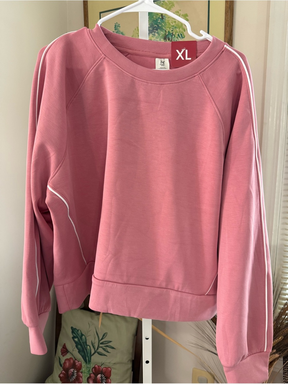 Members Mark SANDWASH Pullover CREWNECK. NWT. Size XL